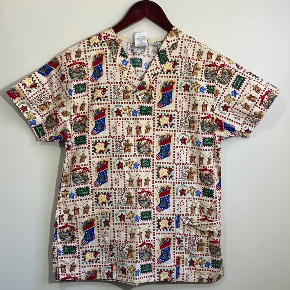 WS Gear Womens Scrub Top Size XS